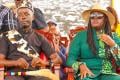 File image of Raila Odinga Junior and Winnie Odinga.